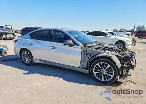 2018 Infiniti Q50 Luxe from USA, damaged, VIN JN1EV7AP7JM351982